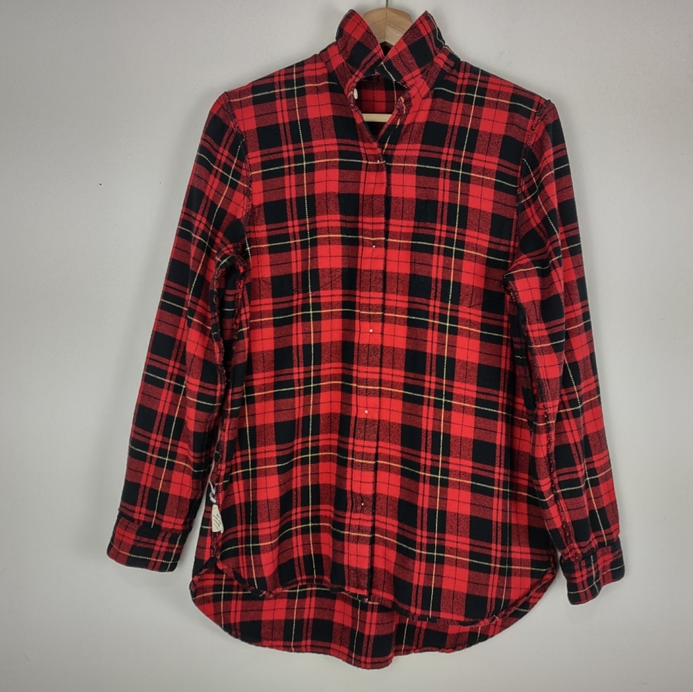 Madewell Classic Ex-Boyfriend Flannel Shirt In Kirtling Plaid - Picture 8 of 16